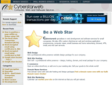 Tablet Screenshot of cyberstarweb.com